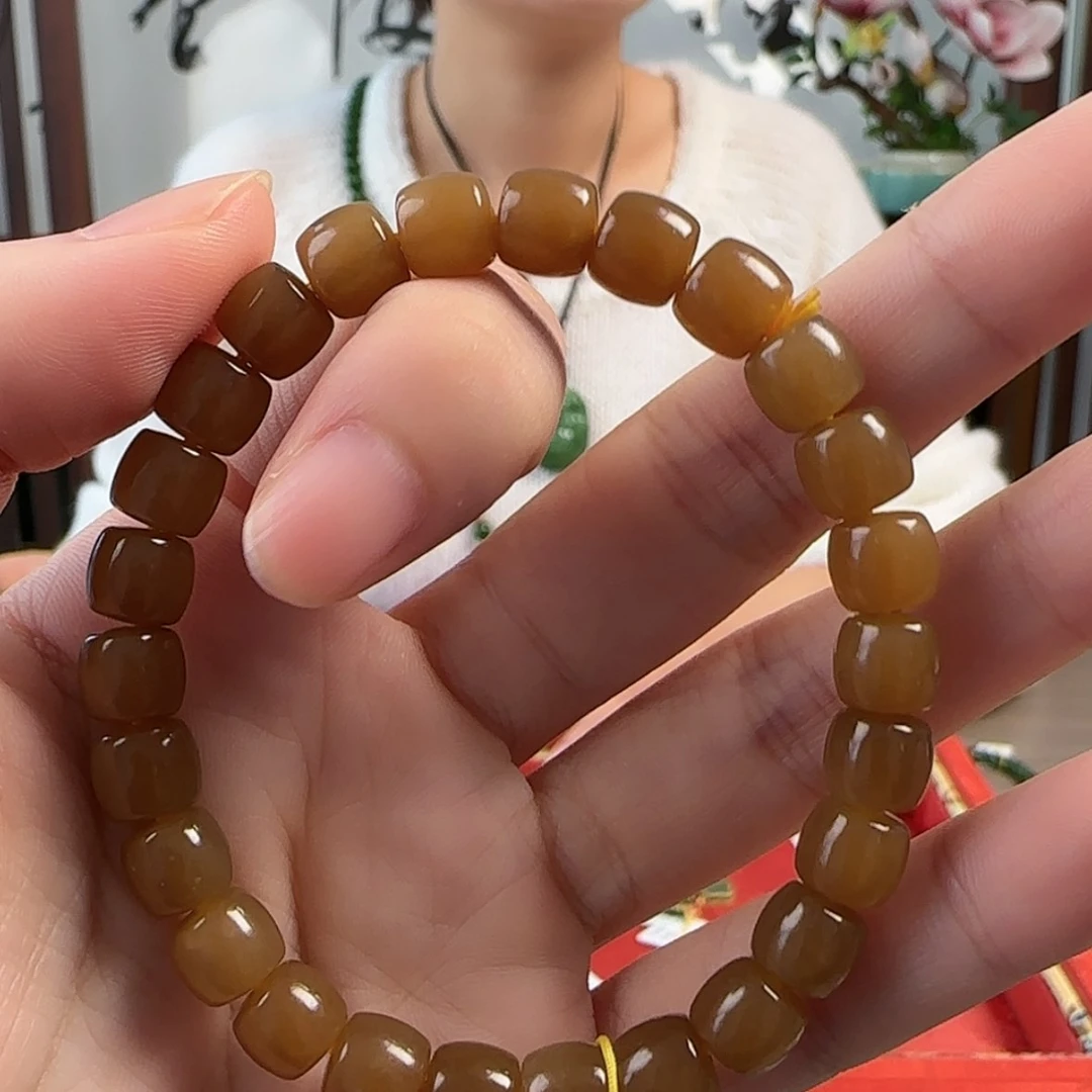 【闪购商品】和田玉手串未镶嵌达**吧