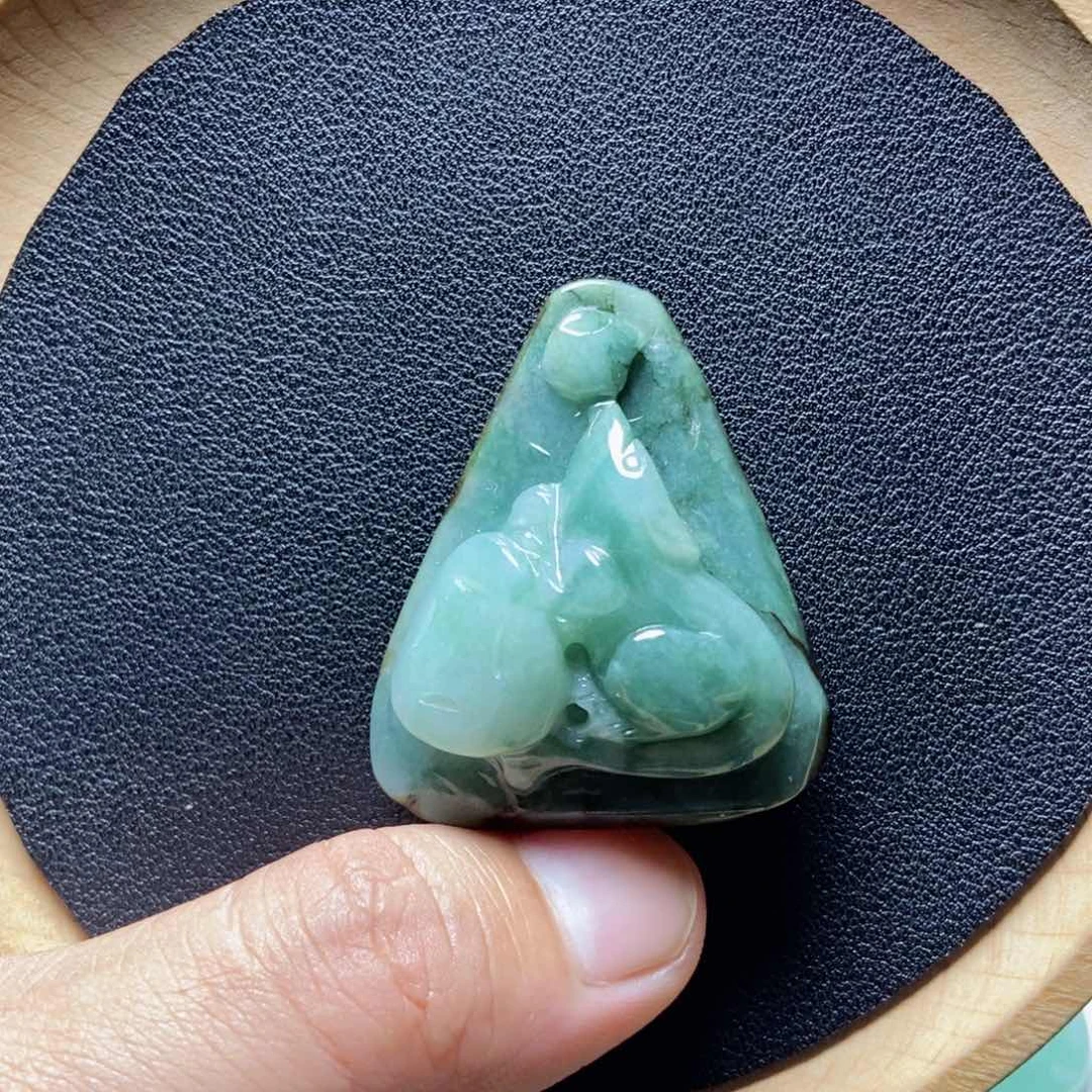 翡翠颈饰未镶嵌缅甸a货