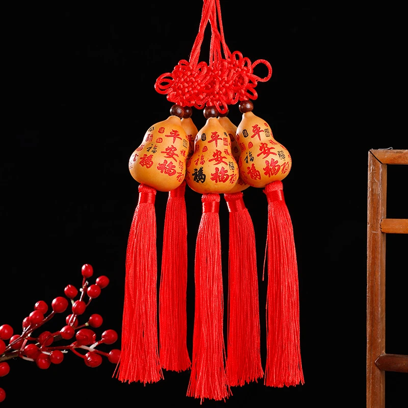 中国结葫芦雕刻葫芦平安福天然葫芦