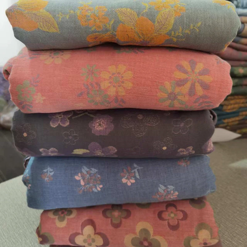 断色断码单被套 处理 全棉色织双层纱触感柔软透气