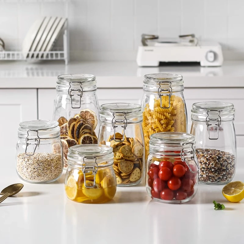 腊八蒜密封罐玻璃食品级腌萝卜腌菜罐白糖冰糖玻璃罐储存储物罐子