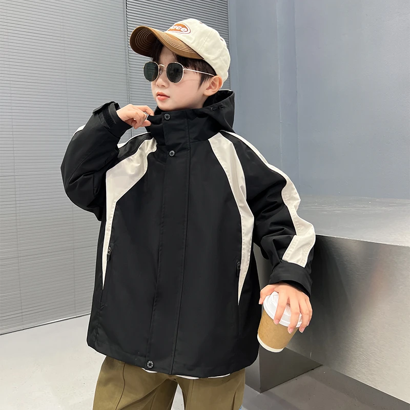 【大王专属】童秋装外套2023新款中大童秋季男孩春秋款冲锋衣23371