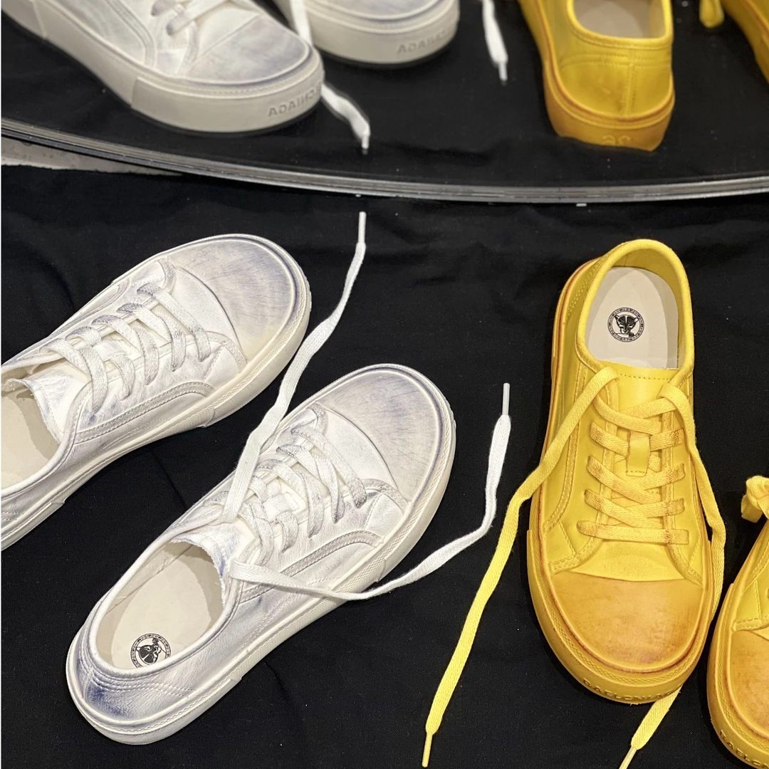 （唯品专属）8190-1夏季潮流时尚百搭休闲鞋韩版脏脏小白鞋低帮