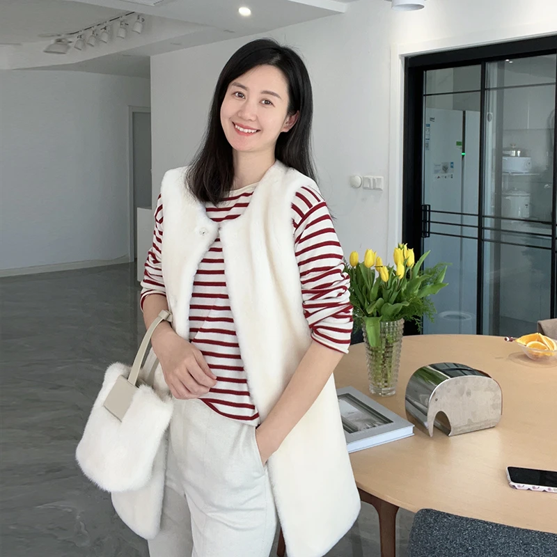 ulight 【绵密的温暖】中长款无袖外套开衫