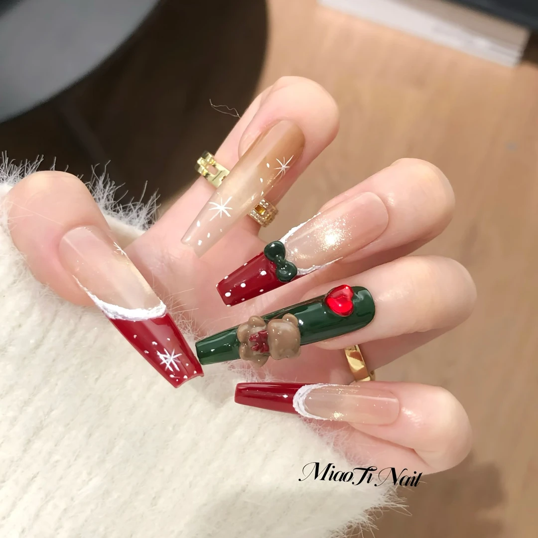 〔圣诞岛〕MINAIL米奈 纯手工穿戴甲