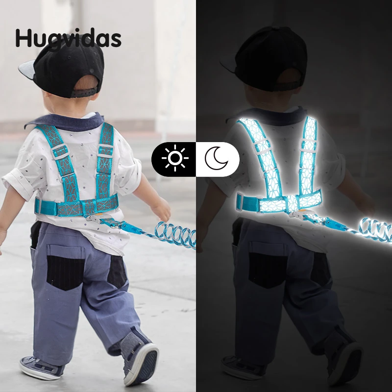 儿童防走失带牵引绳防丢安全绳宝宝防丢失手环防丢绳背带溜娃神器