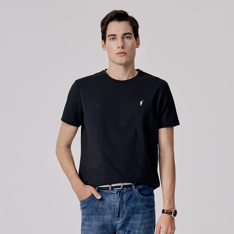 POLOWALK短袖风格t恤痞帅男士年新款休闲男装宽松上衣W4228311