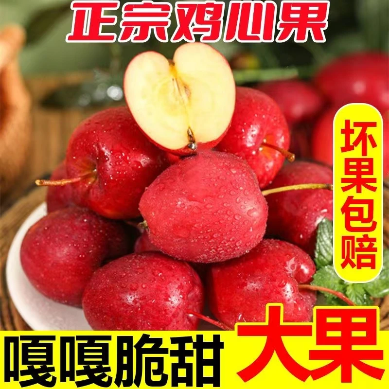 东北正宗鸡心果特产脆甜多汁新鲜采摘【顺丰包邮】
