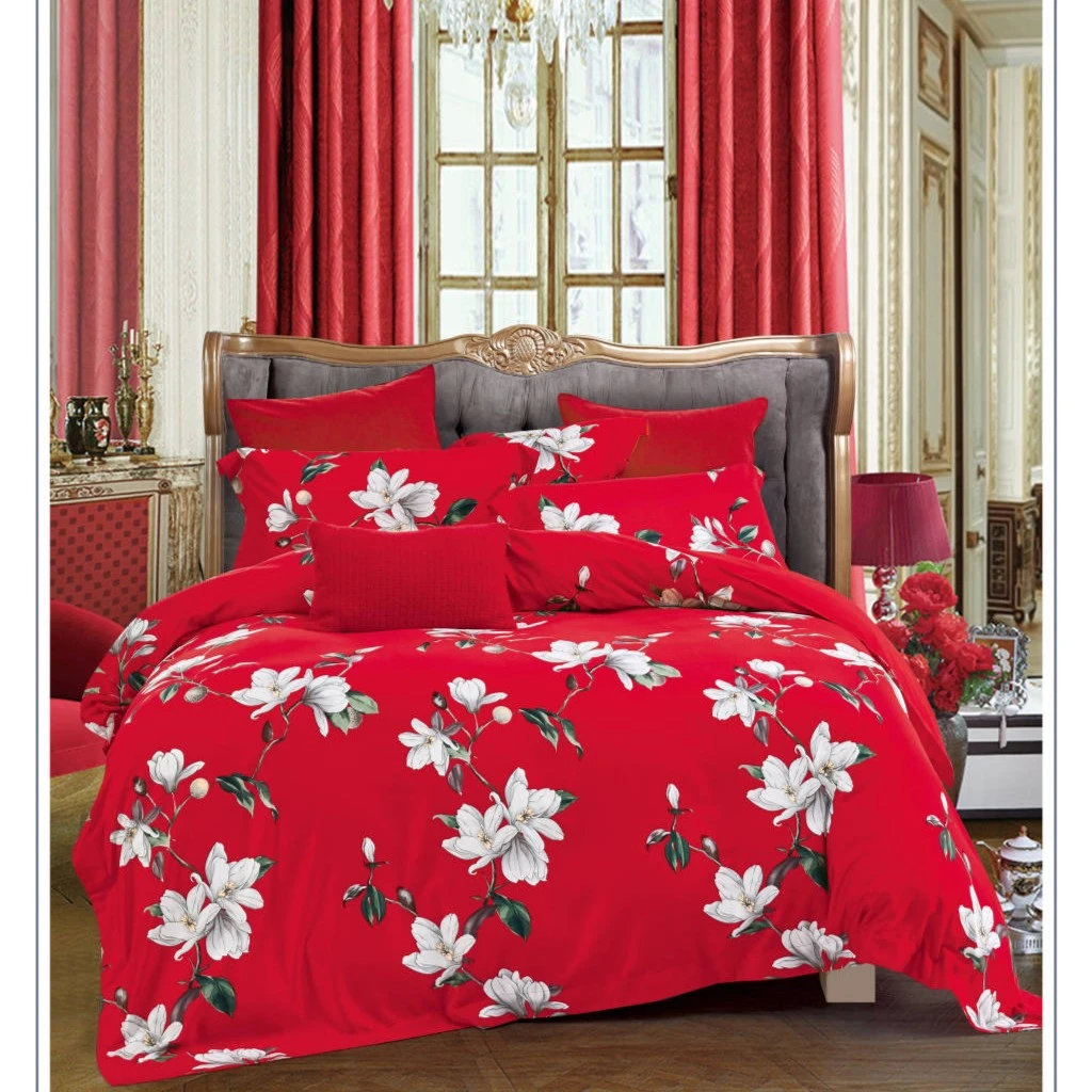 莫纳花语--高端纯棉精细舒雅缎定制--品质与舒适并存亲肤四件套