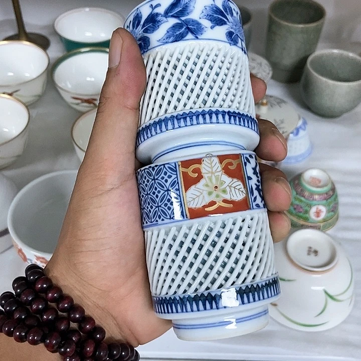 杯飞**R中古工艺品回流瓷器
