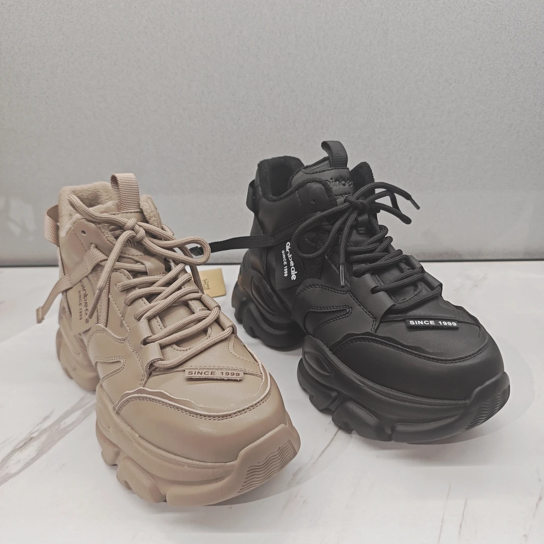 Qin&beale/千佰莉正品时尚舒适休闲老爹鞋（B1346）