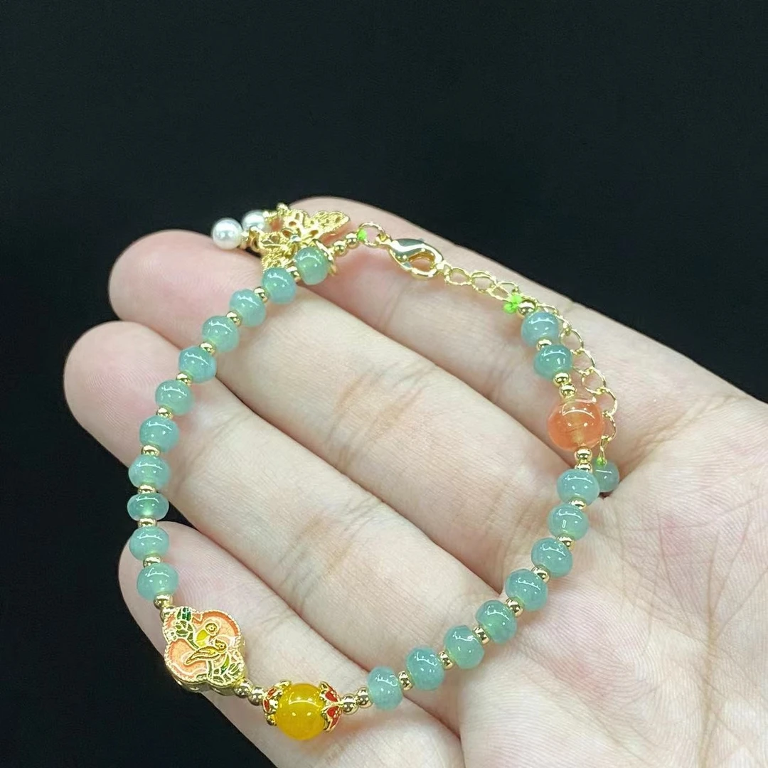 TH1227-405-306翡翠手链（一件/多样性发/约4-5mm）J