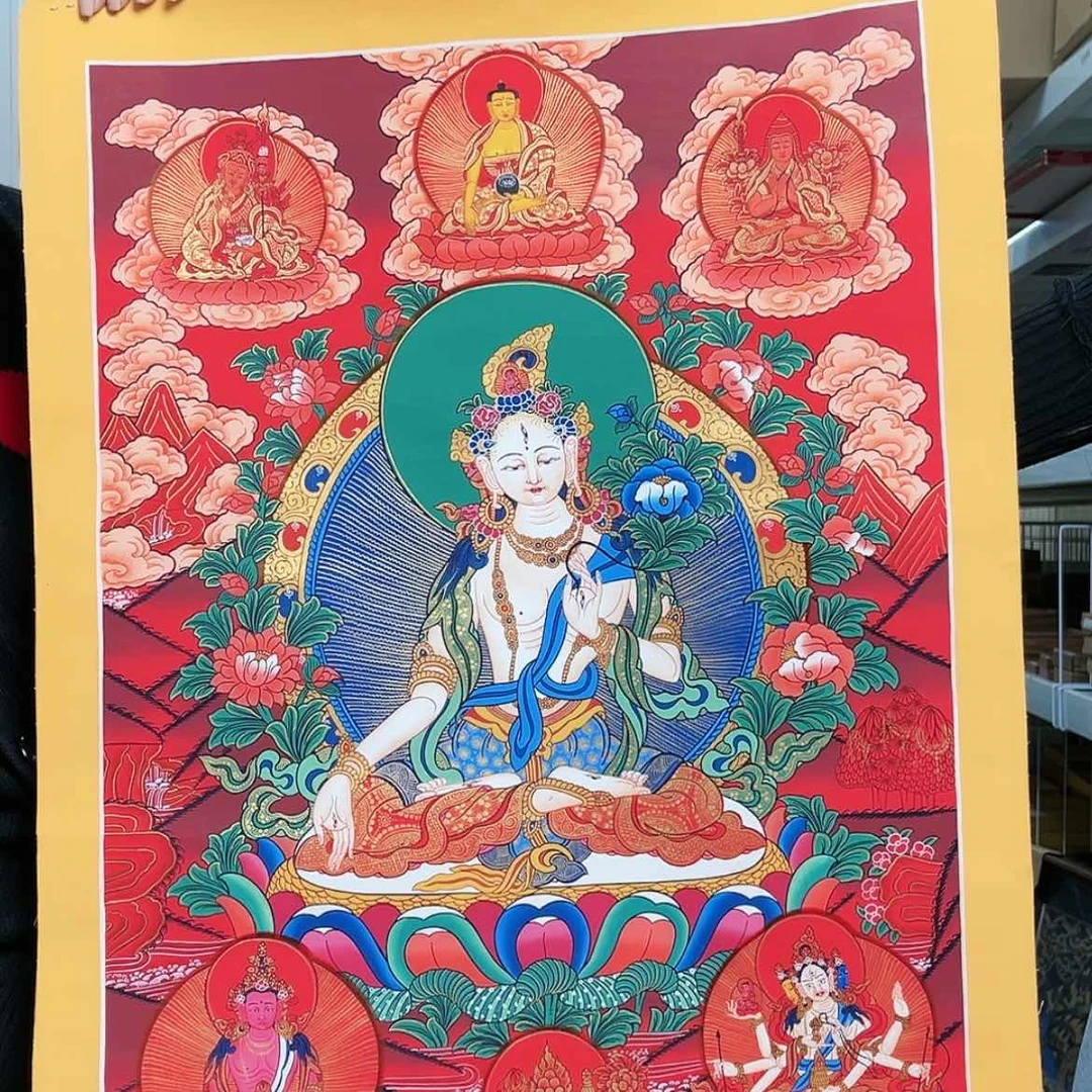 【闪购商品】【福福】白度母 多主尊