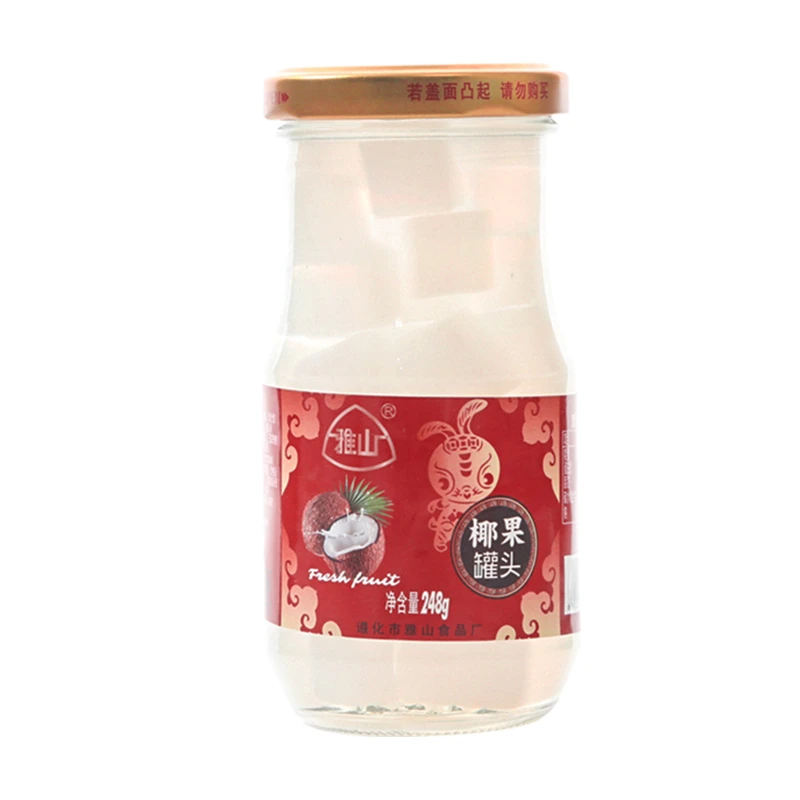 雅山椰果罐头248g*6休闲小零食