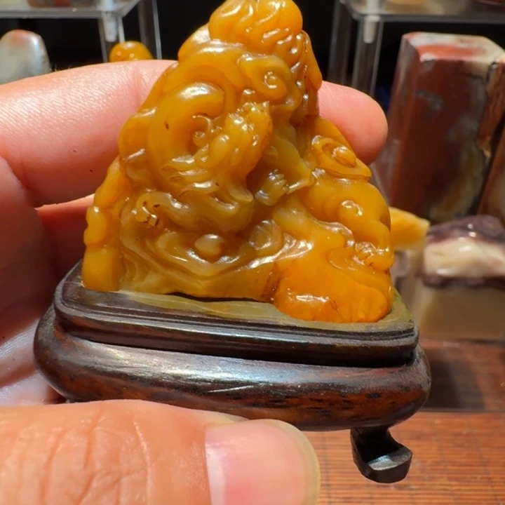 寿山石梦**见寿山石石头