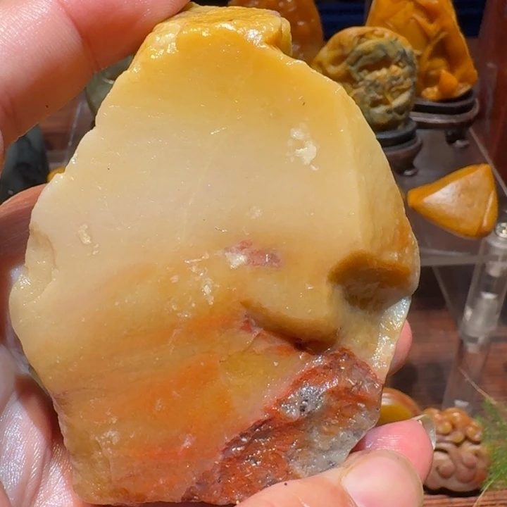 寿山石夜**客寿山石石头