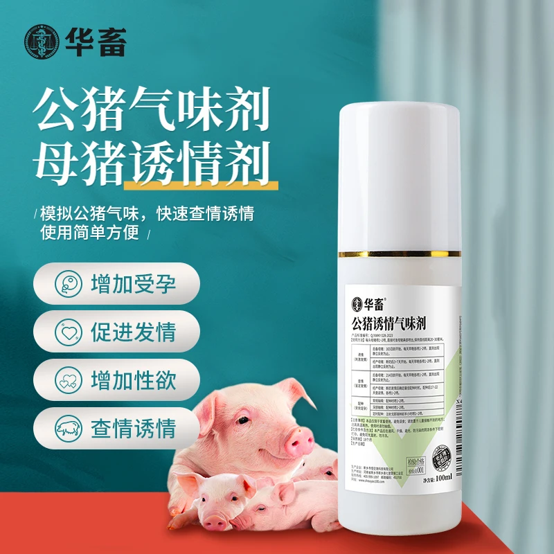 公猪诱情气味剂100ml后备母猪用诱情剂荷尔蒙替代公猪催不发情