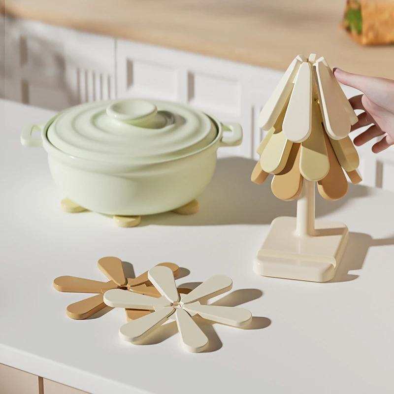 小树隔热垫餐桌防烫耐高温餐垫家用轻奢一棵树碗垫锅垫砂锅垫子