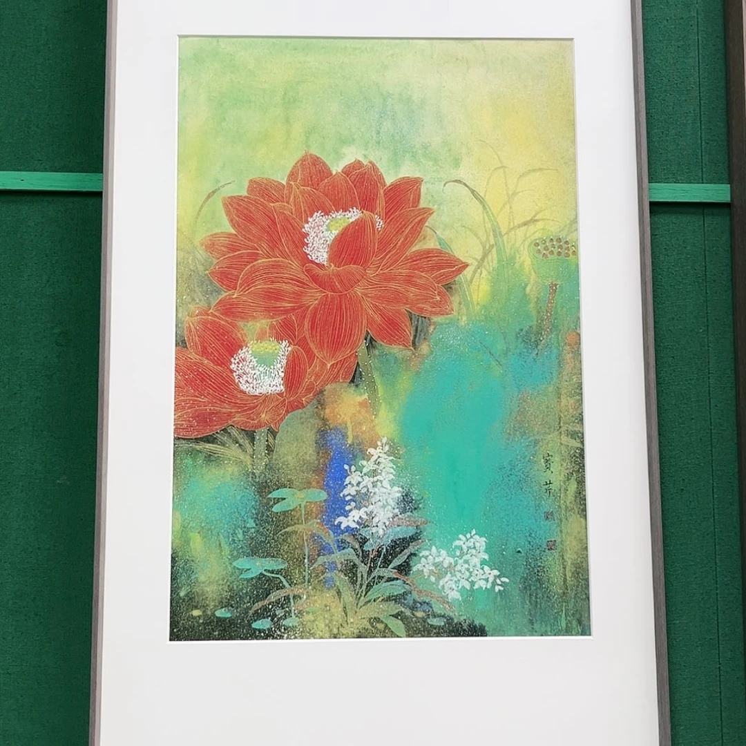 【闪购商品】绘画许宝芹带框精装裱