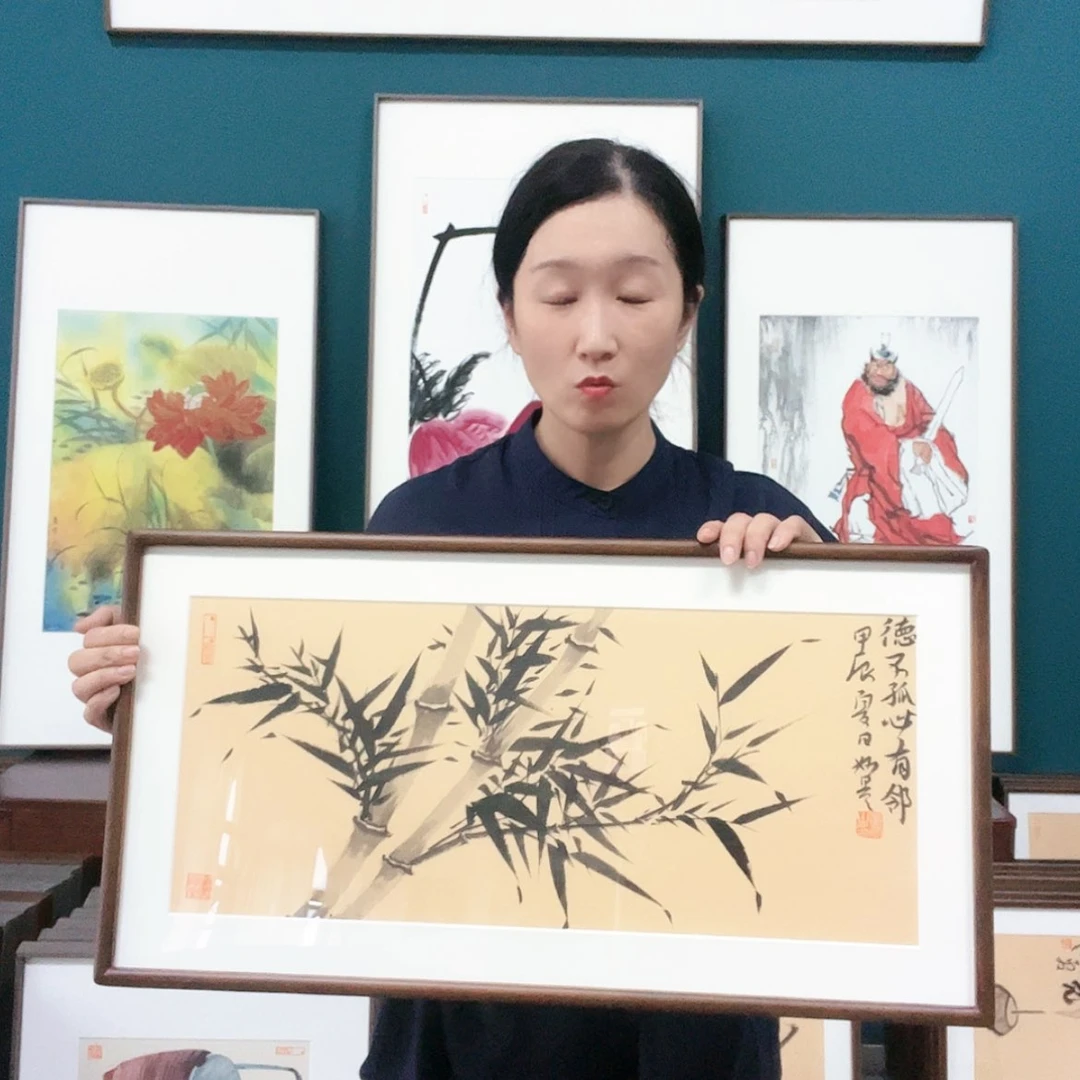 【闪购商品】绘画董亮带框精装裱