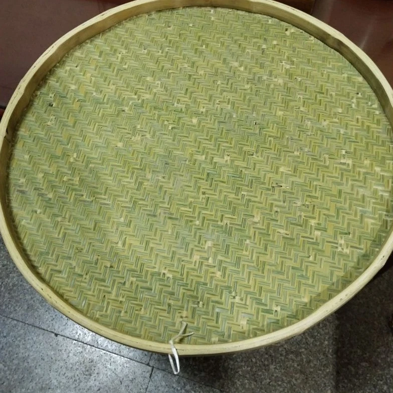 传统纯手工竹箶竹编簸箕无孔婚嫁用品出花园乔迁新居家用晾晒用品