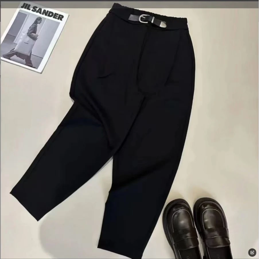 2024秋冬季新款气质百搭显瘦中高腰时尚休闲洋气休闲裤