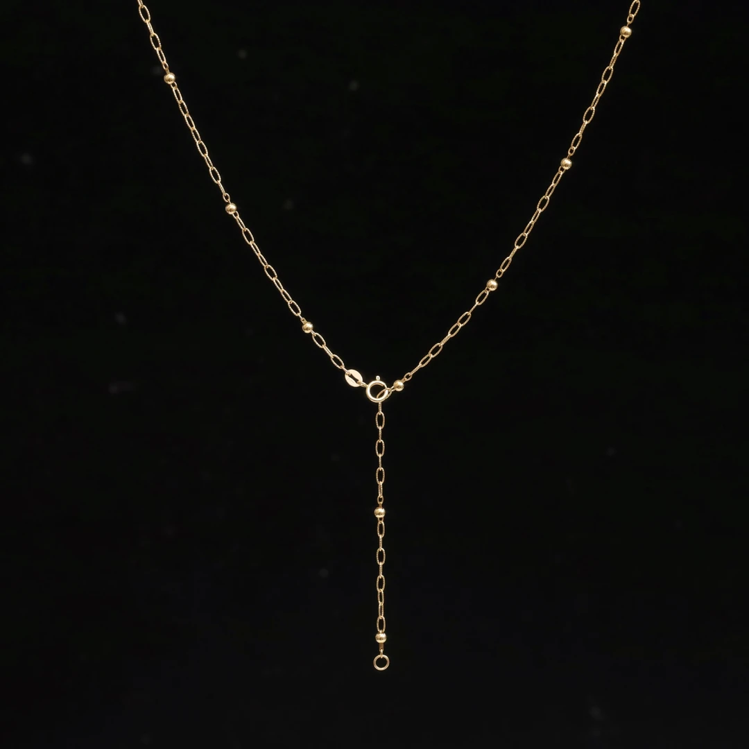 18k金万能满天星链