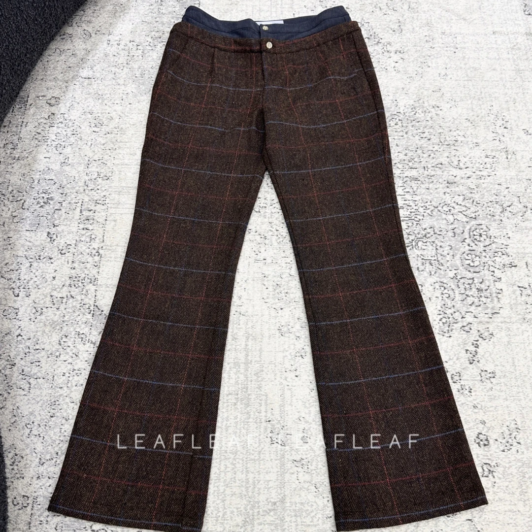 SADDOG 拼接双腰裤 LEAFLEAF设计师品牌