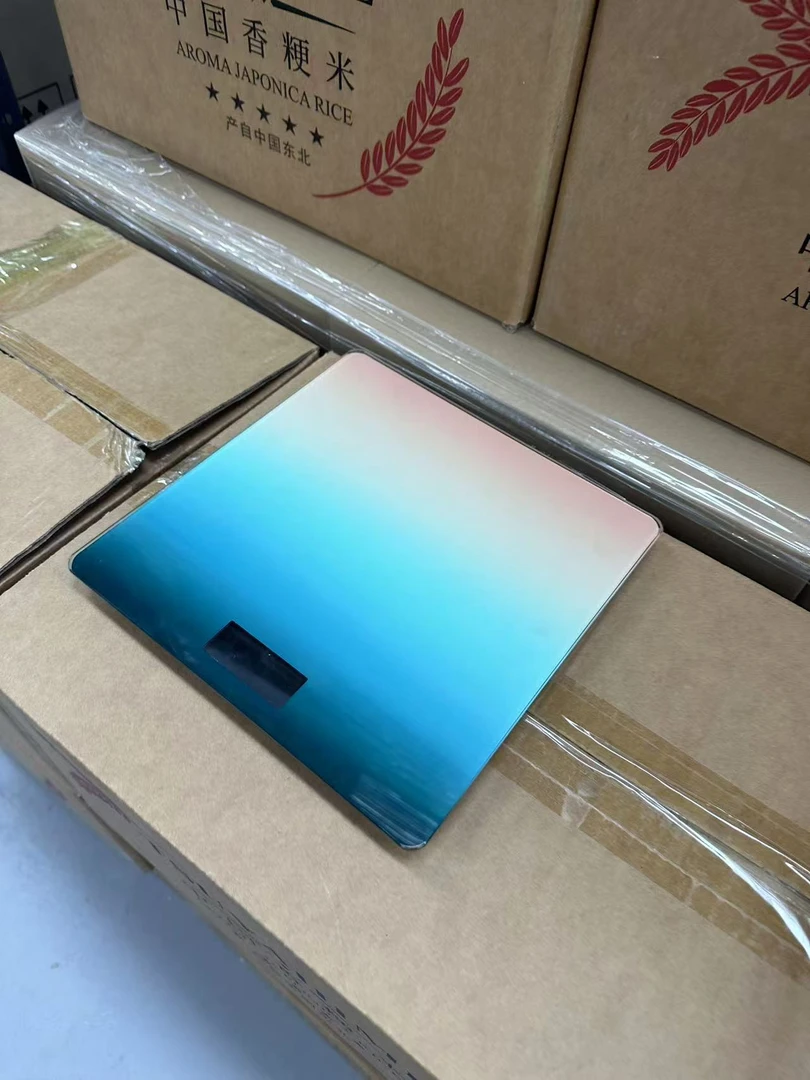 2024款体重秤家用智能精准感应学生电子称极光渐变色颜色随机发MM