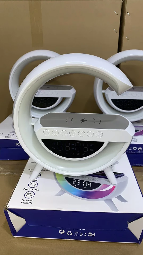 大G无线充电小夜灯蓝牙音箱卧室氛围灯家用小音响礼物YBX