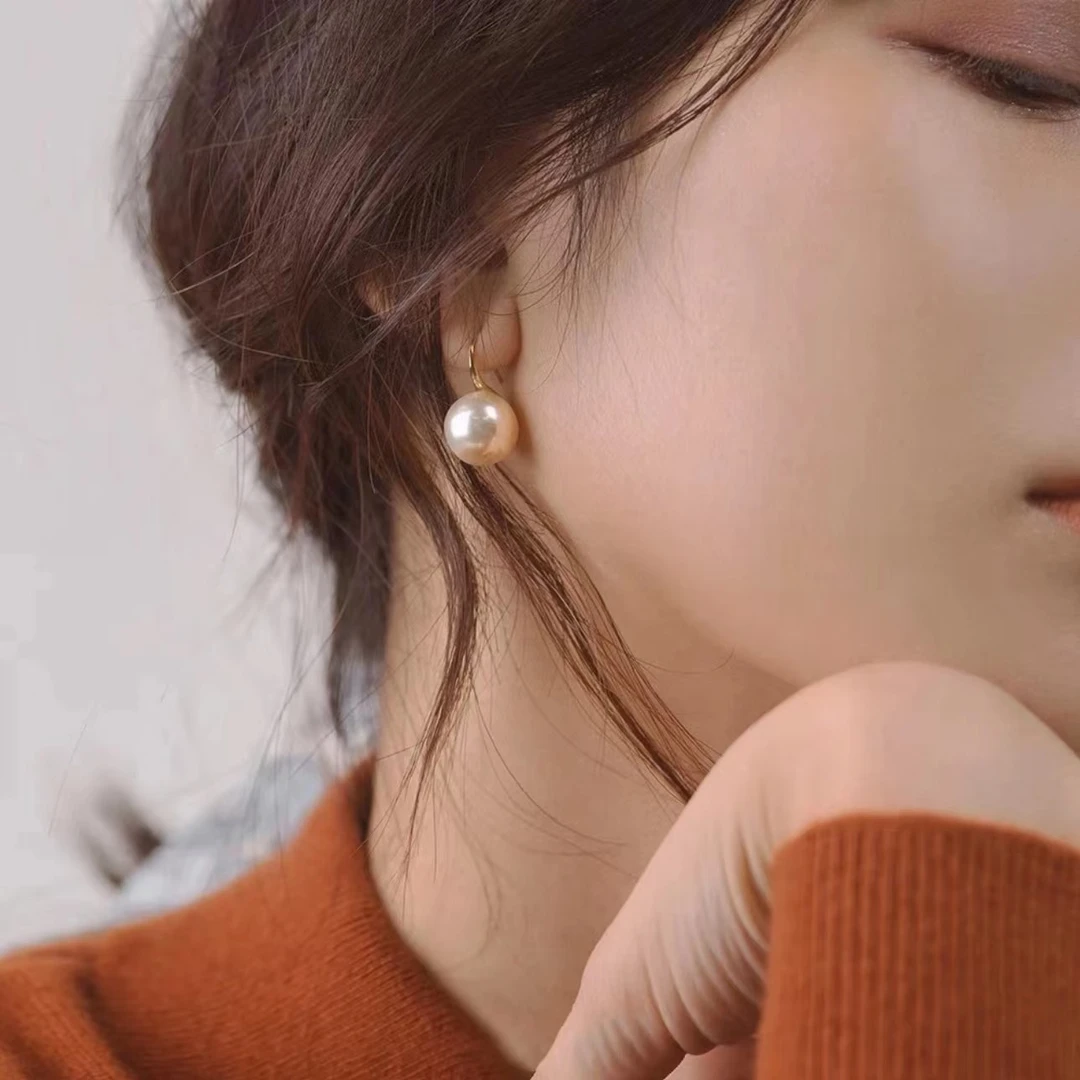 韩缇娜  S925耳钩高跟鞋法式轻奢百搭耳钉10mm 赠礼盒＋收据