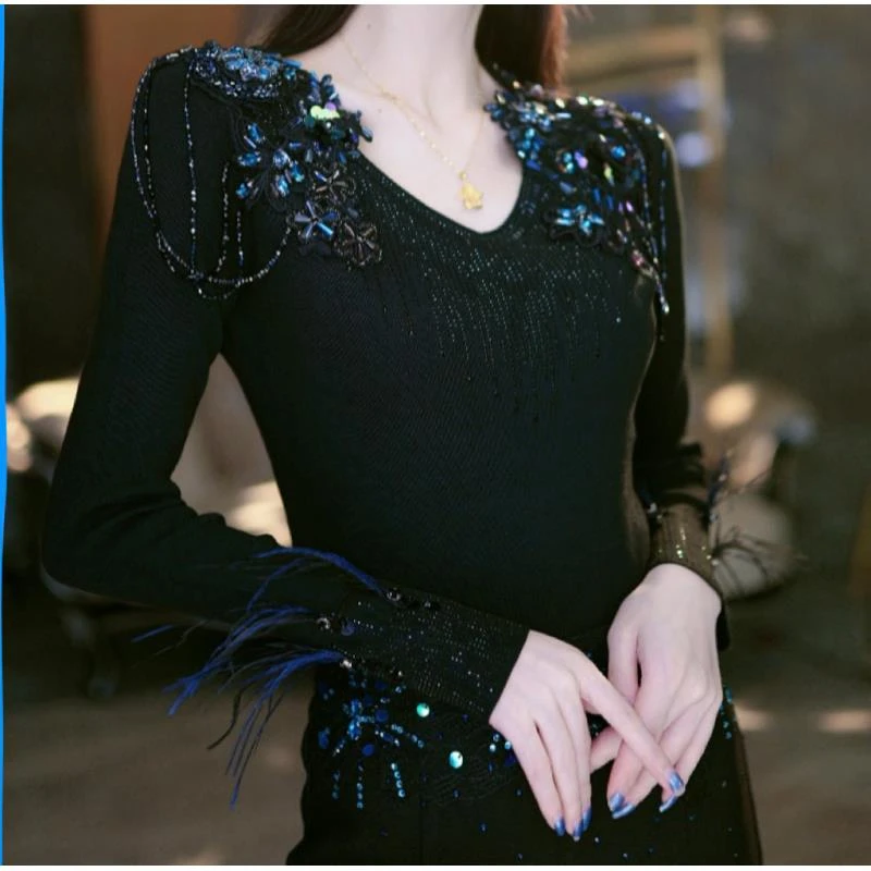 SEJI/瑟纪银河星海重工气质毛衣