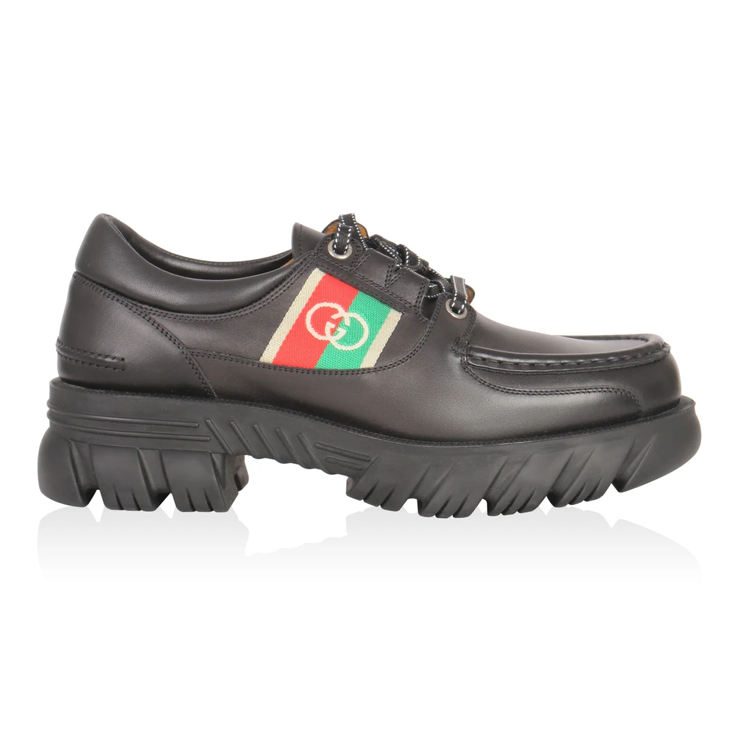 GUCCI 男士黑色休闲鞋低帮