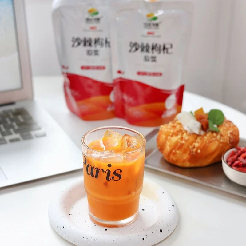 新疆特产300ml包邮NFC枸杞鲜果沙棘鲜果冷榨原味红枸杞