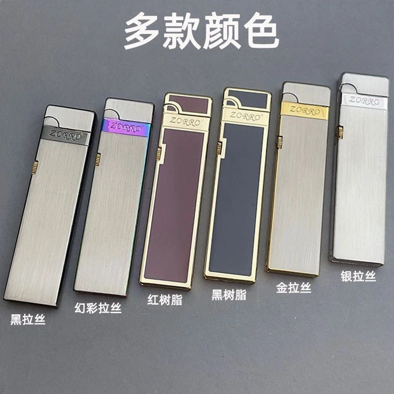 ZORRO佐罗煤油打火机纤细小巧超薄个性迷你高颜值个性定制男士礼
