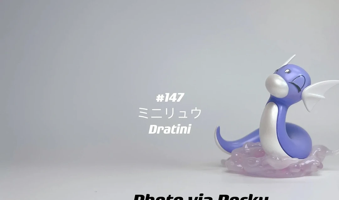 【全款】真新镇精灵宝可梦 哈克龙组 复刻 树脂雕像