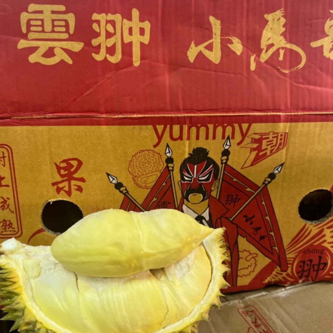 喜途日记小马哥树熟新鲜榴莲泰国进口金枕榴莲带壳榴莲软糯香甜