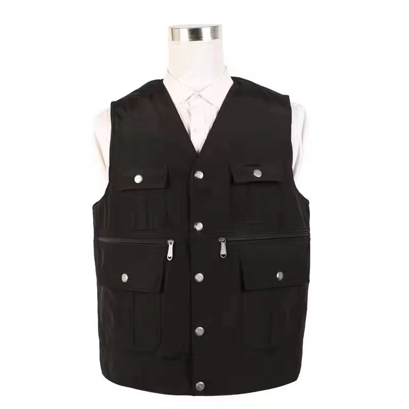 羊毛马甲男中老年真羊皮秋冬季背心棉坎肩加厚保暖男士爸爸装