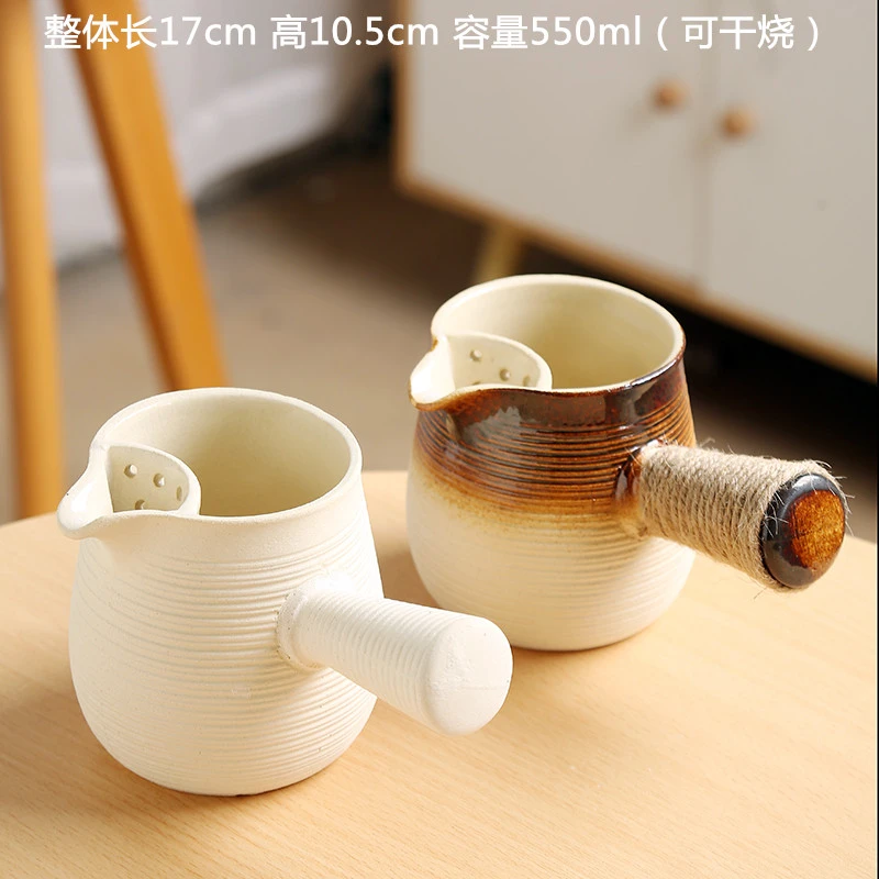 烤奶煮茶壶罐罐茶壶可干烧耐高温炒茶煮茶罐罐壶碳烤煮茶炉煮茶器