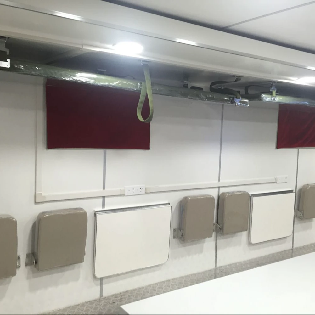 折叠救护车火车医院特种专用车汽车用翻板椅自动回弹座椅房车座椅