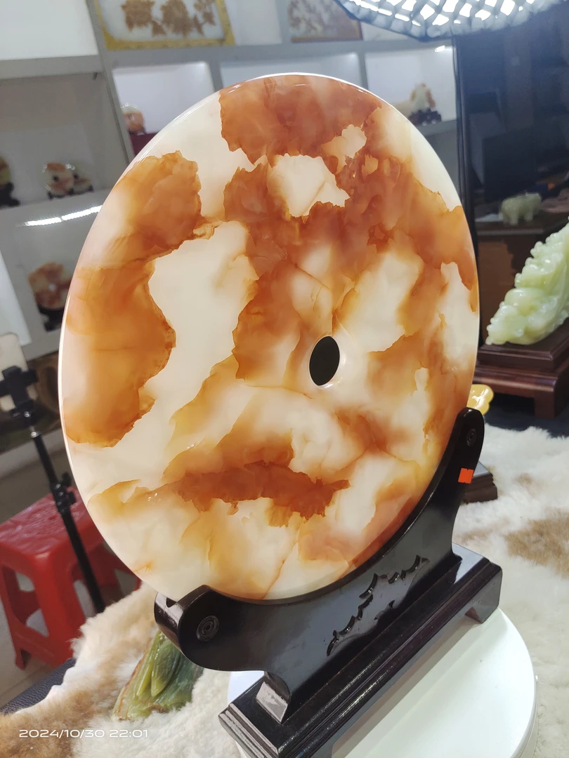 天然玉石入“”摆件、客厅、办公室、玄关洒柜、乔迁新居、开业礼物