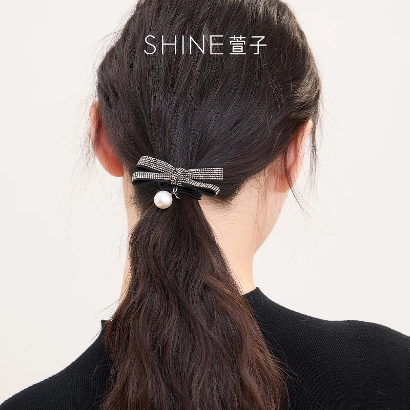 萱子SHINE 精致百搭少女气质韩版ins风软牛皮皮筋优雅简约