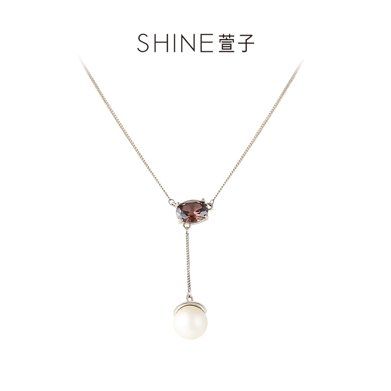 萱子 链子925银 SHINE S925银简约都市气质时尚项链