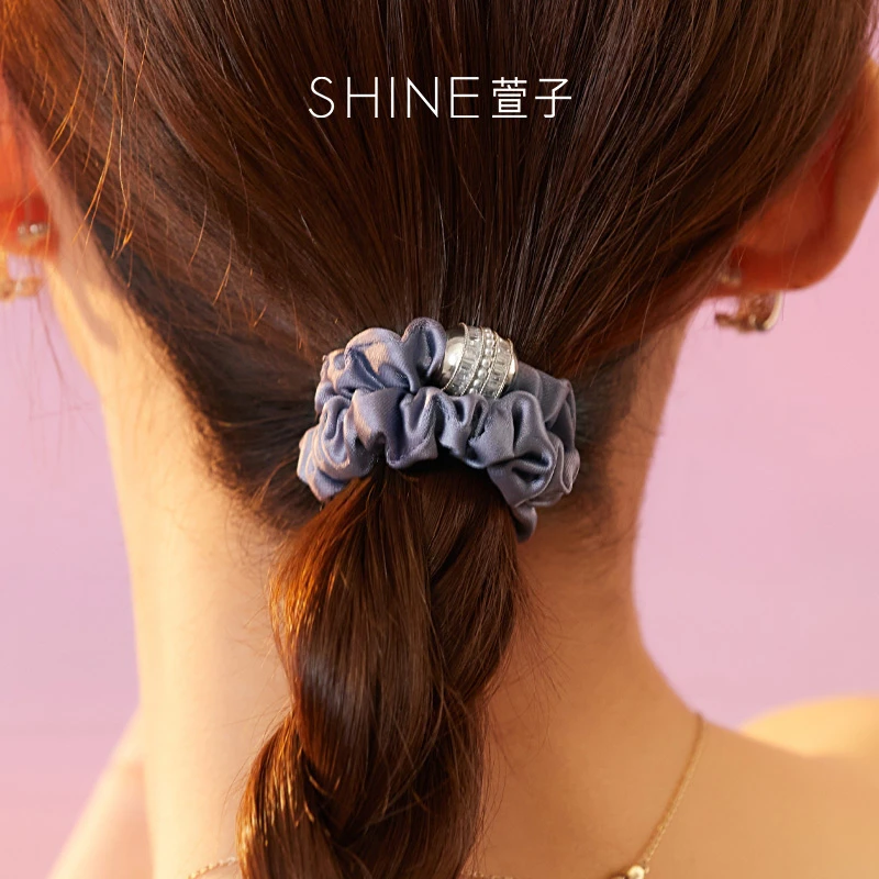 萱子【商场同款】微醺暮光系列优雅森系甜美简约百搭少女发圈小清新