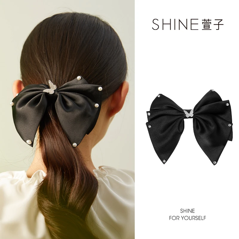 萱子丛蝶华尔兹系列甜美百搭灵动气质法式简约蝴蝶流苏发夹【MY】