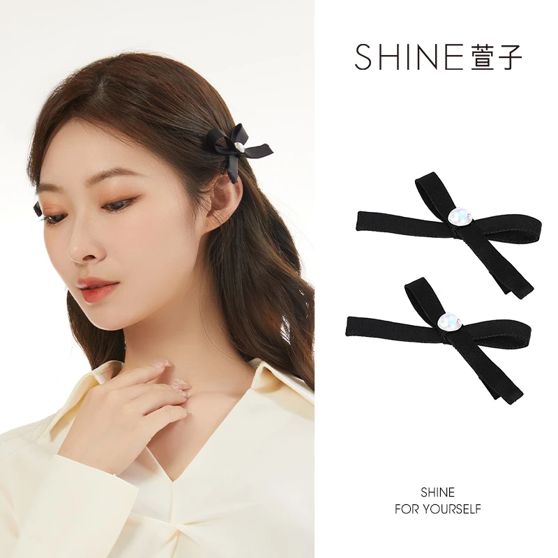 萱子【商场同款】春日礼结系列边夹法式气质简约