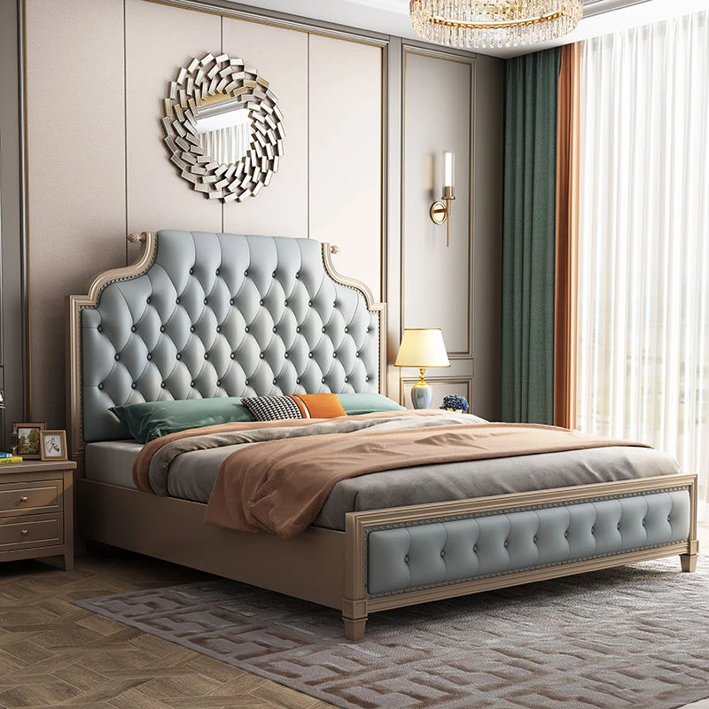 【小扬哥推荐】美式实木床轻奢床现代简约主卧婚床欧式大床网红1.