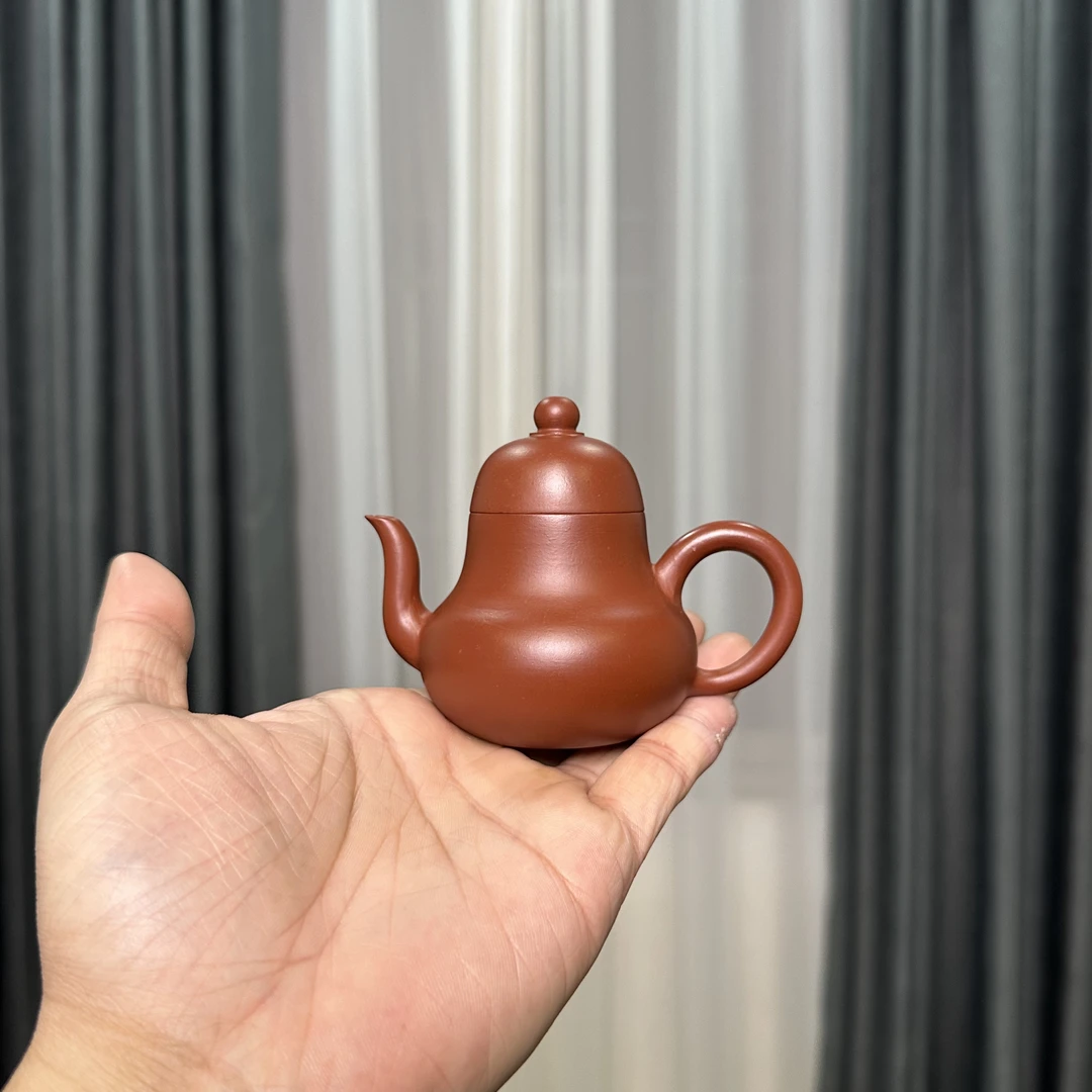 潮州手拉壶手工朱泥小品小思婷壶约80Cc