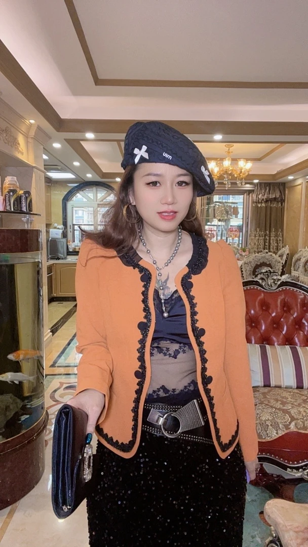 13122新款小香风时尚修身春秋款外搭上衣长袖短款外套女
