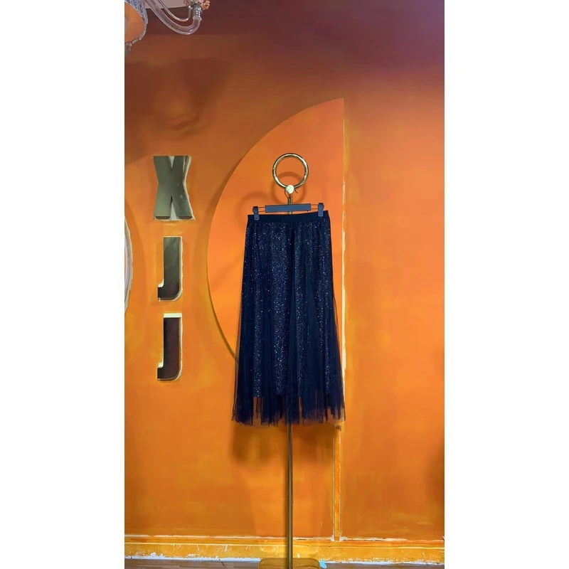 666半身裙夏季女韩版高腰休闲气质仙女a字裙